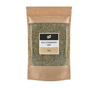 Lowhill Valley Wild Strawberry Leaf 100% Pure Fragaria Vesca cut leaves for Herbal Tea, Non-GMO, Sustainably Sourced, Hand-Packed - Embrace the Power of Nature - 100g