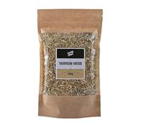 Lowhill Valley Yarrow Herb - Cut and Dried Achillea Millefolium - Loose-Leaf Herbal Tea for Digestive Wellness & Immune Support - Natural Remedy for Respiratory Function & Wound Repair - 100g