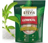 LOWKAL Stevia Sweetener with Zero Calorie - Plant-Based Pure Stevia Sugar Substitute for Diabetics with Zero Sugar - Natural Sweetener with Erythritol (Granular (1 kg))