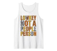 Lowkey Not A People Person Animal Print Safari Tank Top