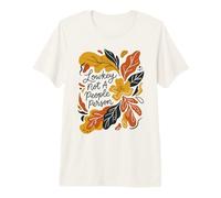 Lowkey Not A People Person Boho Floral Typography Premium T-Shirt