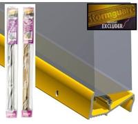 Lowline Traditional Weather Bar - 914mm / 36" Gold Door Threshold Sill Weather Seal by Stormguard