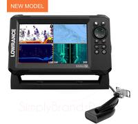 Lowrance Eagle 7 Fishfinder/ Chartplotter with 83/200 HDI Transducer│W/w Basemap