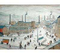 LOWRY canvas print 16 inch x 20 inch stretched over frame