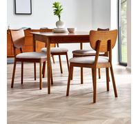 Lowry Dining Chair - Set of 2 - Cherry Wood - Retro Style