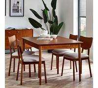 Lowry Extending Dining Table - 4-6 Seater - 140cm-180cm - Cherry Wood - Retro Style