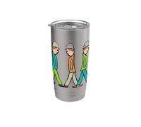 Lowry Stick Figures Stainless Steel Insulated Tumbler