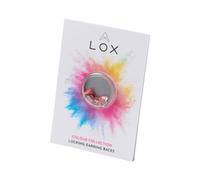 LOX Secure Earring Backs for Women - Safe Secure Patented Locking Earring Back Replacements for All Earrings - Hypoallergenic Easy Push On Design Universal Fit Backs For Earrings - 2 Pairs, Pink