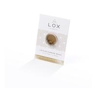 LOX Women's Secure Earring Backs - for All Types of Earrings - Easy to Adjust, Hypoallergenic, Safe and Easy to Use Earring Backs - 2 Pairs - Gold