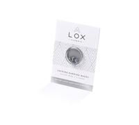 LOX Women's Secure Earring Backs - for All Types of Earrings - Easy to Adjust, Hypoallergenic, Safe and Easy to Use Earring Backs - 2 Pairs - Silver