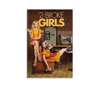 LOXBFMPKI 2 Broke Girls Poster Decorative Painting Canvas Wall Posters And Modern Family Bedroom Decor 08x12inch(20x30cm)