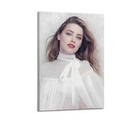 LOXBFMPKI Amber Heard Famous Actors Beautiful And Sexy Beauty Poster Wallpaper Decorative Painting Canvas Wall Posters And Modern Family Bedroom Decor 16x24inch(40x60cm)