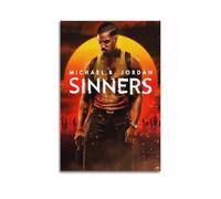 LOXBFMPKI Sinners Movie Poster Decorative Painting Canvas Wall Posters And Modern Family Bedroom Decor 20x30inch(50x75cm)