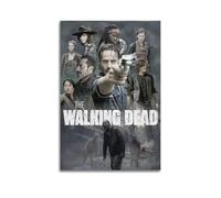 LOXBFMPKI Walking Dead Cast Poster Decorative Painting Canvas Wall Posters And Modern Family Bedroom Decor 24x36inch(60x90cm)