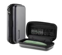 Loxdn EVA Hard Case for Meridian/MANSPOT Shaver Groin & Body Hair Trimmer - Men's Grooming Organizer Storage Bag for Electric Razor and Accessories - Case Only (Grey)