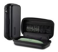 Loxdn Protective Hard Case Compatible with Meridian Shaver and Portable Charger Power Bank, Storage Case for Meridian Grooming Shaver and Accessories - Hard Case Only (Black)
