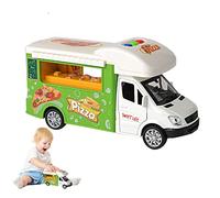 LOXE Ice Cream Truck Toy, Learning Servin Up Fun Food Car for Kids, Educational Ice Cream and Food Vending Truck for Birthday Gift