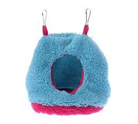 LOXGO Parrot Nest Hammock Happy Snuggle Hanging Tent Winter Warm House Small Animal Hideaway for Hamsters Budgies Conures Bird Nests for Cages