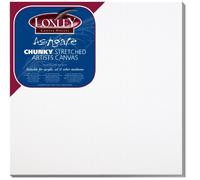 Loxley 20 x 20-inch Deep 36 mm Edge Ashgate Chunky Stretched Artists Canvas, White