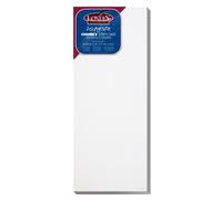 Loxley 20 x 8-inch Deep 36 mm Edge Ashgate Chunky Stretched Artists Canvas, White