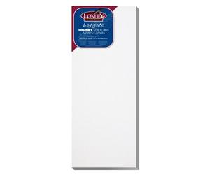Loxley 20 x 8-inch Deep 36 mm Edge Ashgate Chunky Stretched Artists Canvas, White