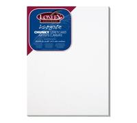 Loxley 24 x 18-inch Deep 36 mm Edge Ashgate Chunky Stretched Artists Canvas, White