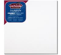 Loxley 24 x 24-inch Deep 36 mm Edge Ashgate Chunky Stretched Artists Canvas, White
