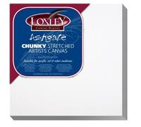 Loxley 8 x 8-inch Deep Edged Chunky Stretched Artists Canvas, White, Ready to Paint with Oil or Acrylic Paints, 1 Canvas