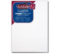 Loxley A2 size Deep 36 mm Edge Ashgate Chunky Stretched Artists Canvas, White