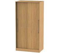 Loxley Assembled 2 Door Sliding Wardrobe Oak