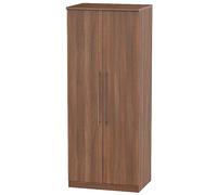 Loxley Assembled 2 Door Wardrobe Walnut