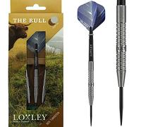 Loxley D5871 The Bull Darts | Steel Tip Darts with Milled Ring Cut| Natural | 23g