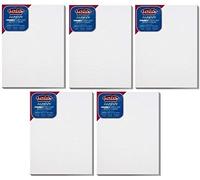 Loxley (Pack of 5) 16" x 12" Primed Artist Deep Edge Blank Box Canvases