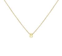 LOXUAKAM 1-12 Number Necklace 18K Gold Plated Dainty Charm Birth Month Choker Personalized Jewelry Birthday Gift for Her Daughter Stainless Steel