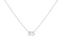LOXUAKAM Gold Number Necklace for Women 18K Gold Plated Dainty Charm Birth Month Cute Pendant Choker Necklace Personalized Jewelry Birthday Gift for Her, Stainless Steel, No Gemstone