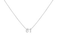 LOXUAKAM Gold Number Necklace for Women 18K Gold Plated Dainty Charm Birth Month Cute Pendant Choker Necklace Personalized Jewelry Birthday Gift for Her, Stainless Steel, No Gemstone