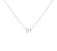 LOXUAKAM Gold Number Necklace for Women 18K Gold Plated Dainty Charm Birth Month Cute Pendant Choker Necklace Personalized Jewelry Birthday Gift for Her, Stainless Steel, No Gemstone