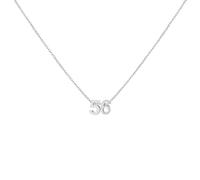 LOXUAKAM Gold Number Necklace for Women 18K Gold Plated Dainty Charm Birth Month Cute Pendant Choker Necklace Personalized Jewelry Birthday Gift for Her, Stainless Steel, No Gemstone