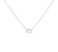 LOXUAKAM Gold Number Necklace for Women 18K Gold Plated Dainty Charm Birth Month Cute Pendant Choker Necklace Personalized Jewelry Birthday Gift for Her, Stainless Steel, No Gemstone