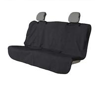 LoyaGour Back Seat Cover for Car Trucks Van SUV,Waterproof Rear Bench Towel Seat Covers for Dogs and Kids,Automotive Backseat Protector (Black)