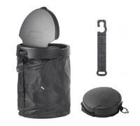 LoyaGour Car Trash Can,Collapsible Pop-up Trash Bin,Auto Foldable Cars Trashcan Waste Basket,Automotive Portable Car Garbage Cans with Lid for SUV,Truck and Vehicle