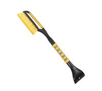 LoyaGour Snow Brush and Ice Scraper for Car Windshield,26.4" Window Scraper Deicer for Car SUV and Truck,Ice Scrapers and Brushes 2 in 1,Winter Car Automotive Exterior Accessories(1Pack Yellow)