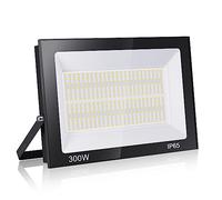 loyal 300W LED Floodlight Outdoor, 3000K Warm White 30000LM Outdoor Security Light, IP65 Waterproof Outdoor Wall Light, Spot Lighting for Garden, Garage, Playground, Patio