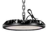 loyal 300W LED High Bay Spotlight, 30000LM 6000K Cool White UFO Workshop Lamp, IP65 Waterproof LED Industrial Lamp for Factories, Airports, Patios, Restaurants, Workshops