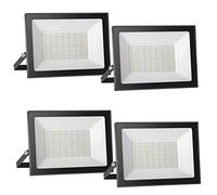 loyal 4 LED Floodlight 200W 20000LM Warm White 3000K Super Bright Outdoor Spotlight, Security Light IP65 Waterproof Tempered Glass Fine Grain Floodlight for Entrance Patio Square Factory