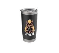Loyal AF German Shepherd Dog Loyalty Design Stainless Steel Insulated Tumbler