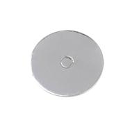 LOYAL Cake Board Perforated Round Silver 10cm Pack of 10 Round Cardboard Cake Bases for Multi-Tier Cakes, Birthdays and Weddings - 10 cm