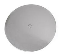 LOYAL Cake Board Perforated Round Silver 25cm Pack of 10 Round Cardboard Cake Bases for Multi-Tier Cakes, Birthdays and Weddings - 25 cm