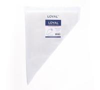 Loyal Disposable Piping Bags Clear 75 Pieces, Disposable Icing Bags for Nozzles, BPA-Free, Recyclable LDPE, Anti-Slip, Piping Bags for Decorating Cakes, Cupcakes & Pastries - 30 cm