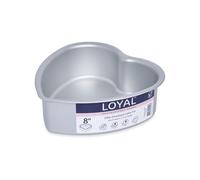 Loyal Elite Cake Pan Heart, Aluminium Heart Cake Tin, Anodised, Even Heat Distribution, Easy Release, Durable & Rust-Resistant, Cake Tin for Valentine’s Day & Celebration Cakes - 20 cm